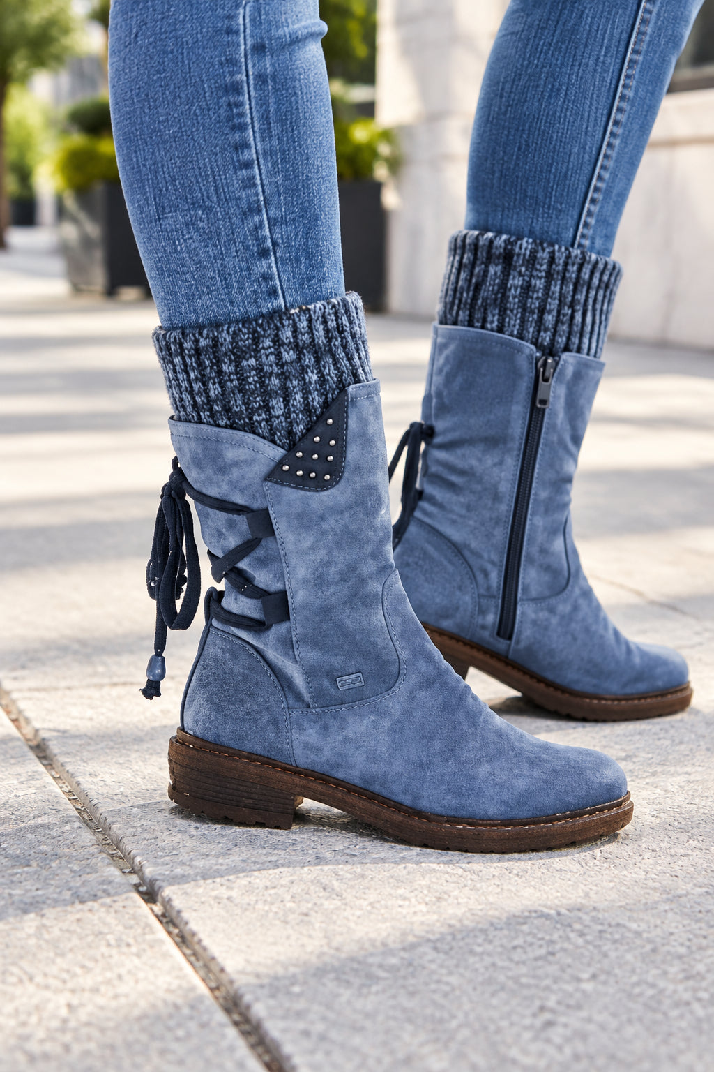 Women's Winter Boots With Zipper