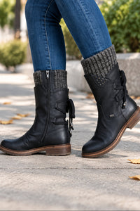 Women's Winter Boots With Zipper