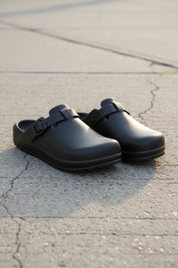 Buckle Clogs With Molded Footbed