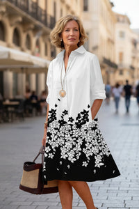 Relaxed Midi Shirt Dress