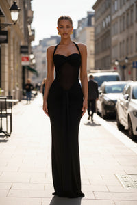 Maxikleid mit weich modellierter Silhouette
