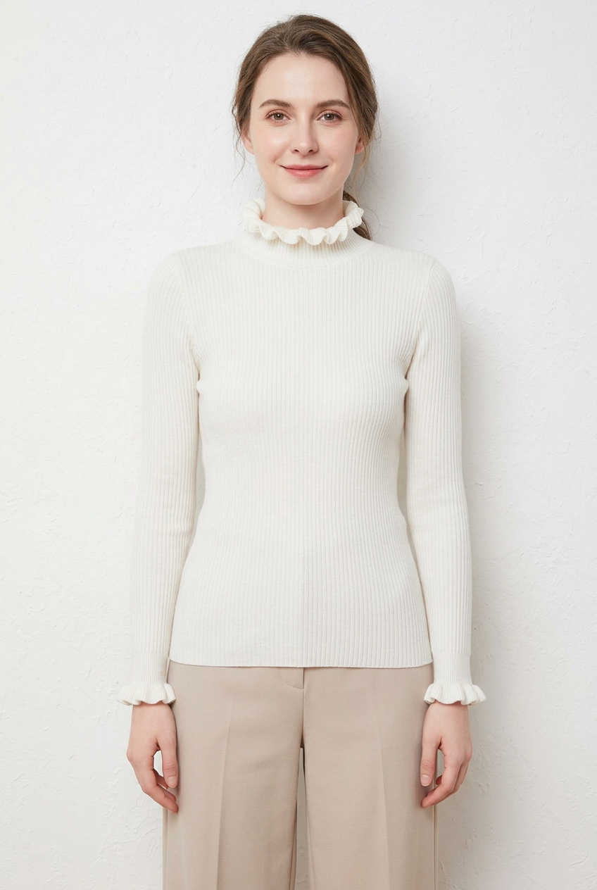 White blouse, whole view