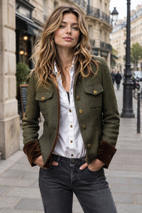 Cozy Retro Coat for Vacation and Casual Styling