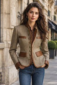 Vintage Button-Front Jacket