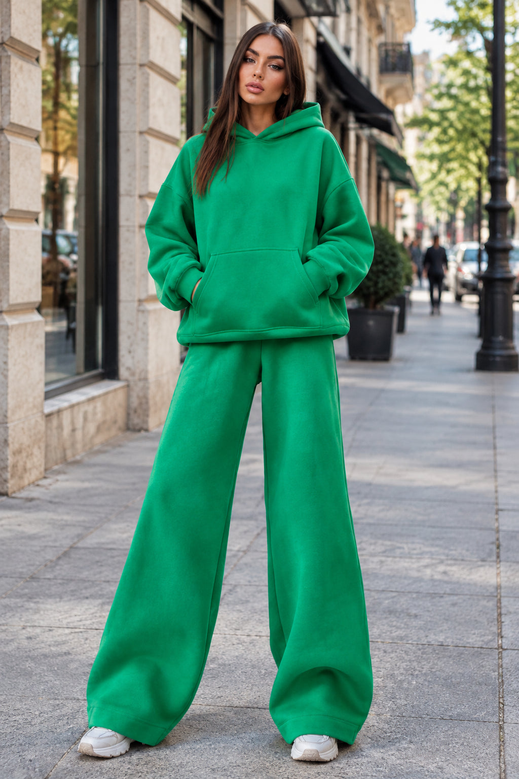 Oversized Hoodie Two-Piece Set
